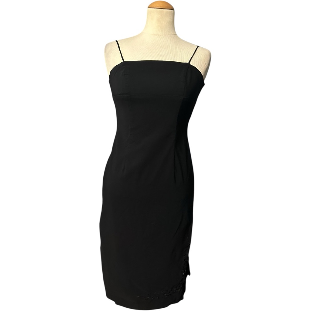 Heart Moon Star Bodycon Dress Black Dress Size 6
